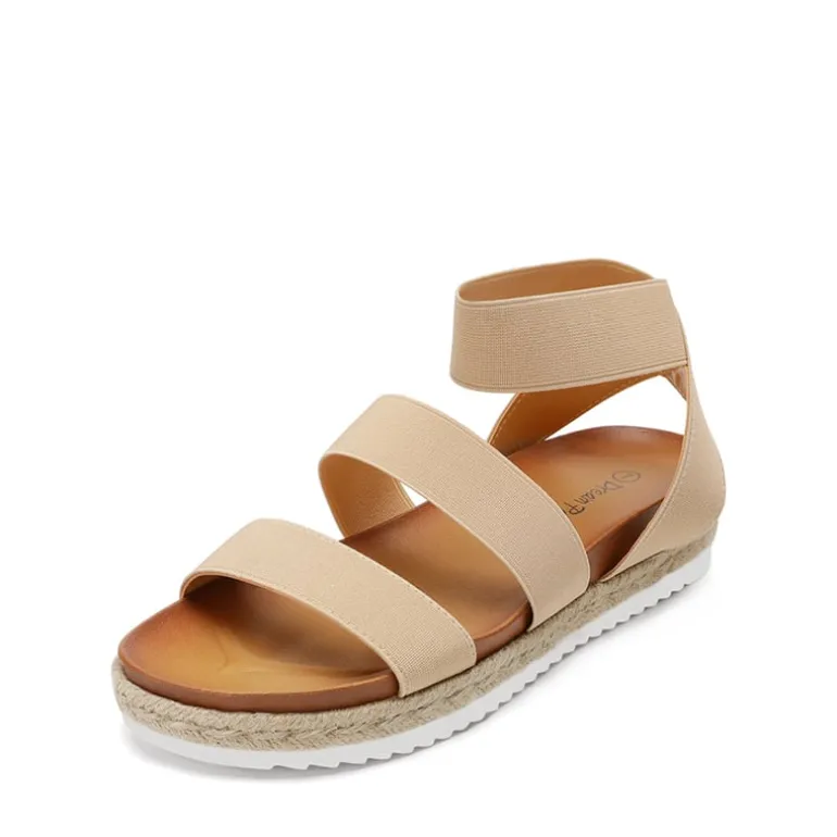 Ankle Strap Espadrille Platform Wedges