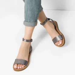Ankle Strap Flat Buckle Sandals