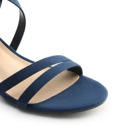 Ankle Strap Low Block Heels