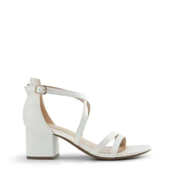 Ankle Strap Low Block Heels