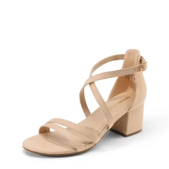 Ankle Strap Low Block Heels