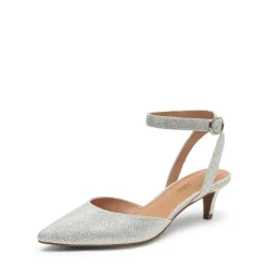 Ankle Strap Low Heel Pumps