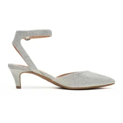 Ankle Strap Low Heel Pumps
