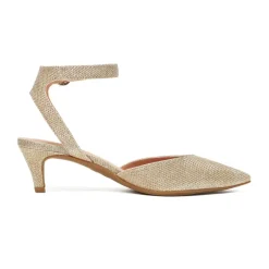 Ankle Strap Low Heel Pumps