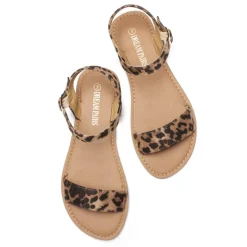 Ankle Strap Open Toe Flat Sandals