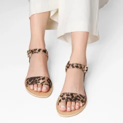 Ankle Strap Open Toe Flat Sandals