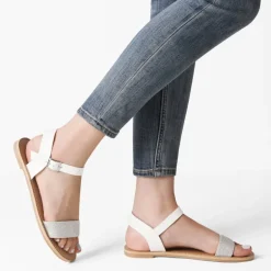 Ankle Strap Open Toe Flat Sandals
