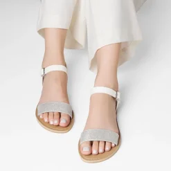 Ankle Strap Open Toe Flat Sandals