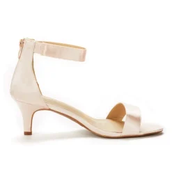 Ankle Strap Open Toe Kitten Heel Sandals
