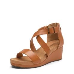 Ankle Strap Open-Toe Platform Wedge Sandals