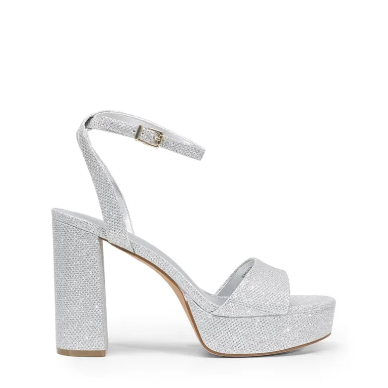 Ankle-Strap Platform Chunky High Heel Sandals