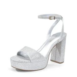 Ankle-Strap Platform Chunky High Heel Sandals