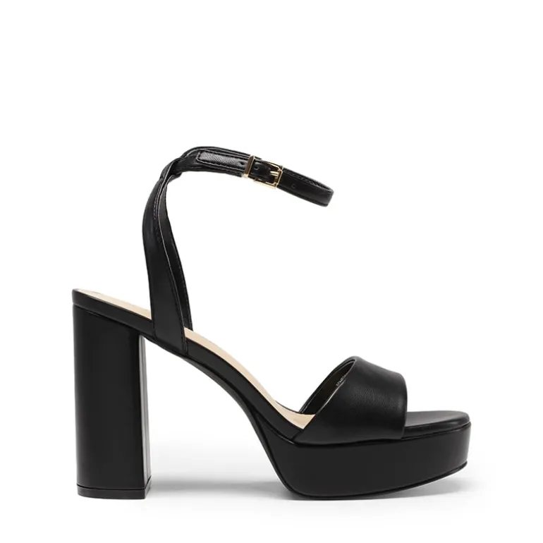 Ankle-Strap Platform Chunky High Heel Sandals