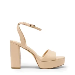 Ankle-Strap Platform Chunky High Heel Sandals