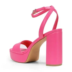 Ankle-Strap Platform Chunky High Heel Sandals