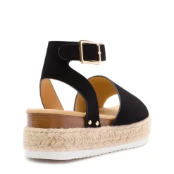 Ankle Strap Platform Espadrille Sandals