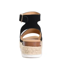 Ankle Strap Platform Espadrille Sandals