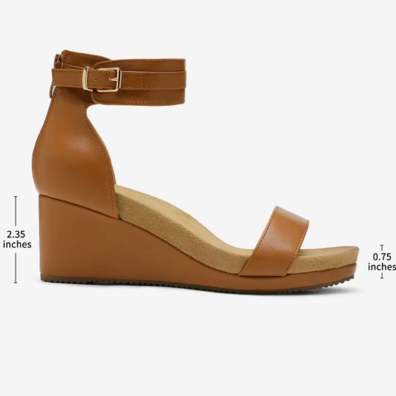Ankle Strap Platform Wedge Heel Sandals