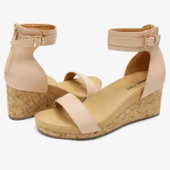 Ankle Strap Platform Wedge Heel Sandals