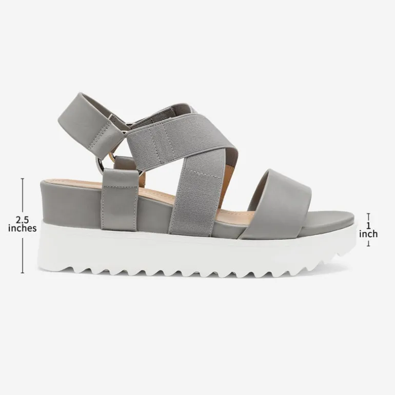 Ankle Strap Platform Wedge Sandals