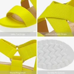 Ankle Strap Platform Wedge Sandals