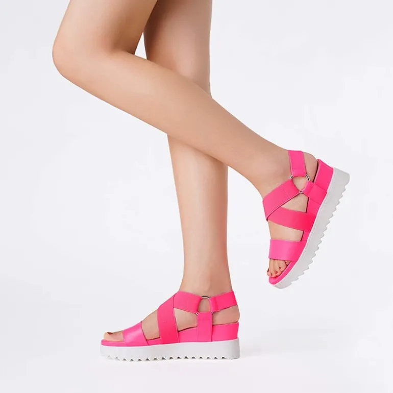 Ankle Strap Platform Wedge Sandals