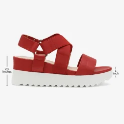 Ankle Strap Platform Wedge Sandals
