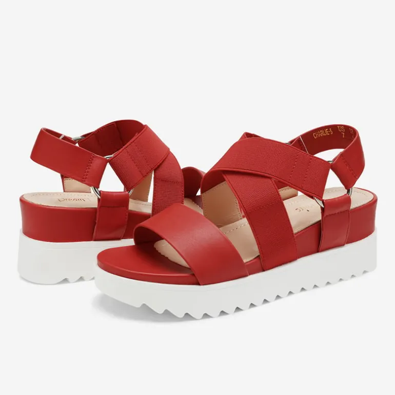 Ankle Strap Platform Wedge Sandals