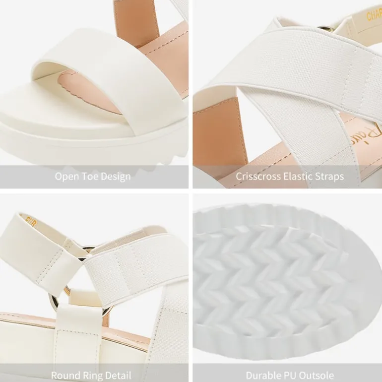 Ankle Strap Platform Wedge Sandals