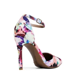 Ankle Strap Pointed Toe Stiletto Heels Pumps