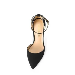 Ankle Strap Pointed Toe Stiletto Heels Pumps