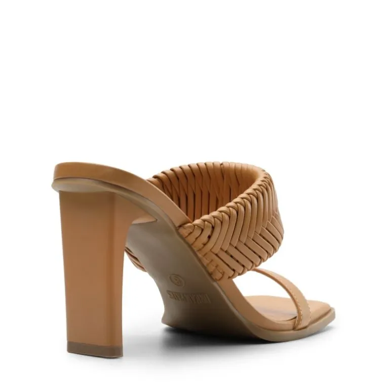 Ankle Strap Rectangular Square Toe Heel Sandals