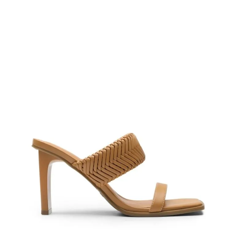 Ankle Strap Rectangular Square Toe Heel Sandals