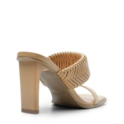 Ankle Strap Rectangular Square Toe Heel Sandals