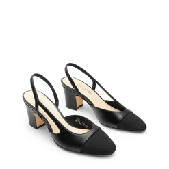 Ankle Strap Slingback Cap Toe Pumps