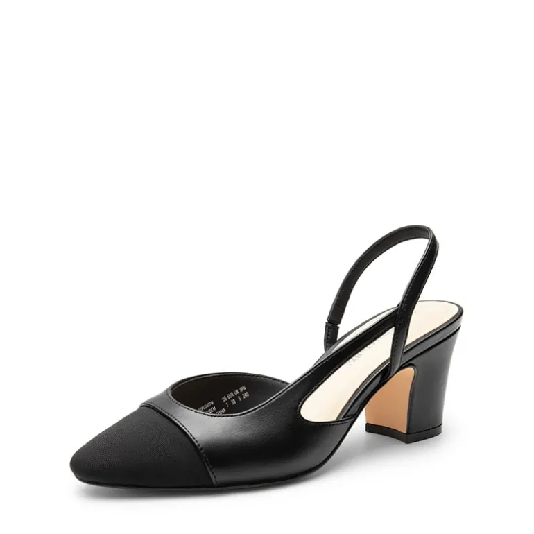 Ankle Strap Slingback Cap Toe Pumps