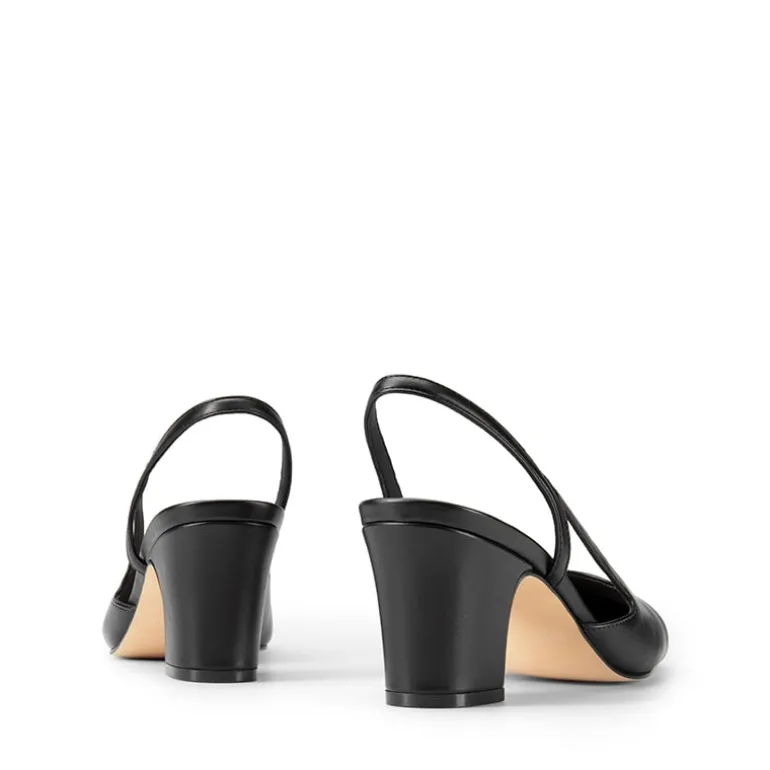 Ankle Strap Slingback Cap Toe Pumps