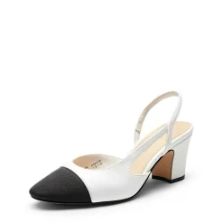 Ankle Strap Slingback Cap Toe Pumps