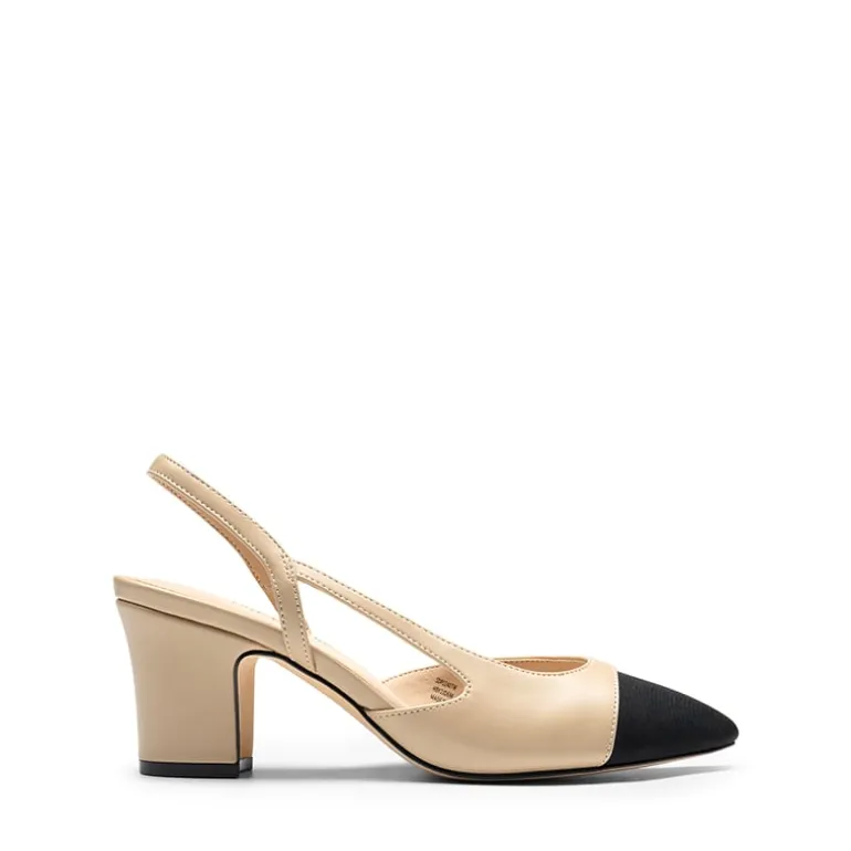 Ankle Strap Slingback Cap Toe Pumps