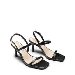 Ankle Strap Square-Toe Strappy Sandals