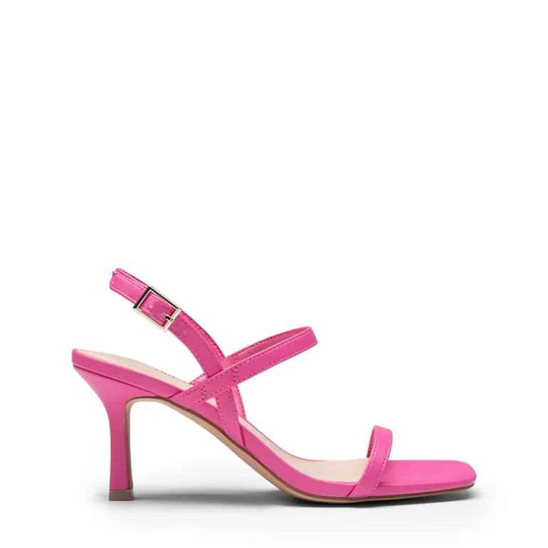 Ankle Strap Square-Toe Strappy Sandals