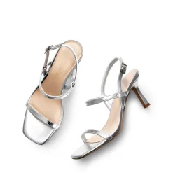Ankle Strap Square-Toe Strappy Sandals