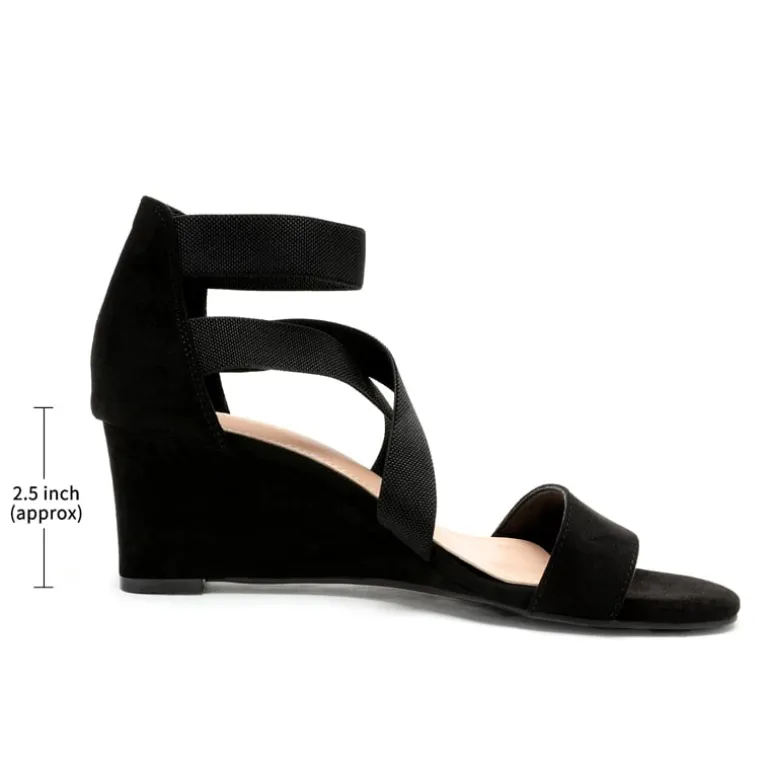 Ankle Strap Wedge Heel Sandals