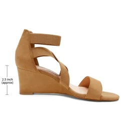 Ankle Strap Wedge Heel Sandals