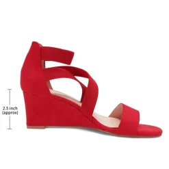 Ankle Strap Wedge Heel Sandals
