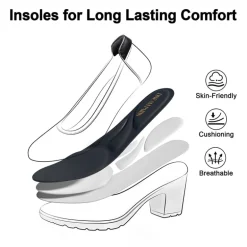 Arch Support Chunky Heel Oxfords