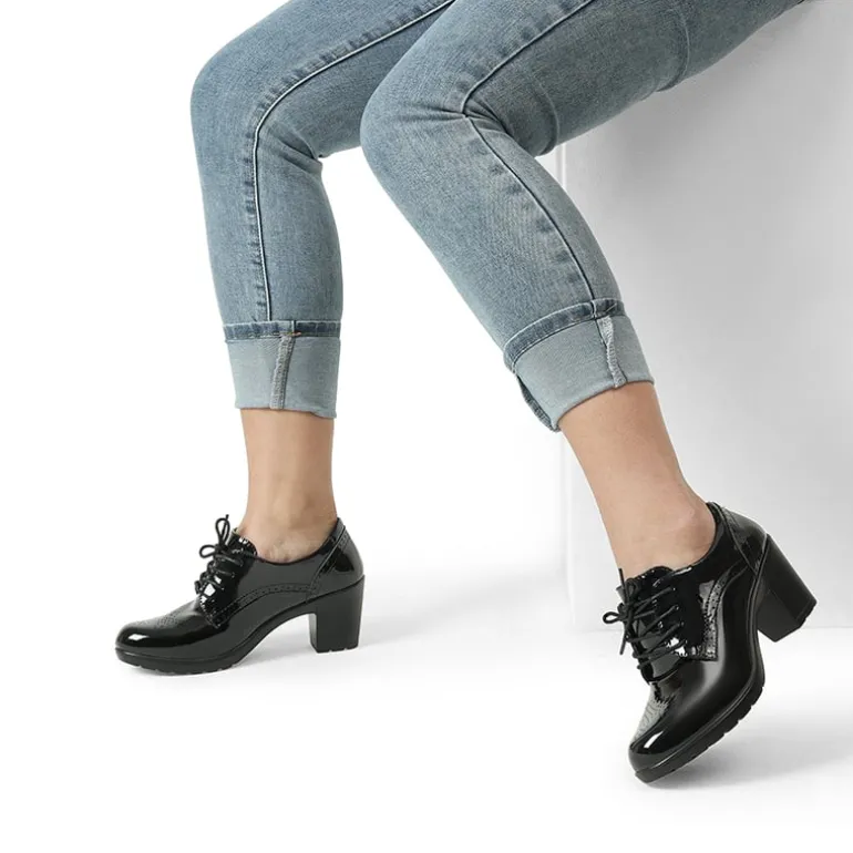 Arch Support Chunky Heel Oxfords