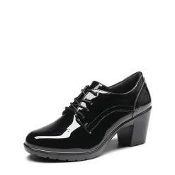 Arch Support Chunky Heel Oxfords