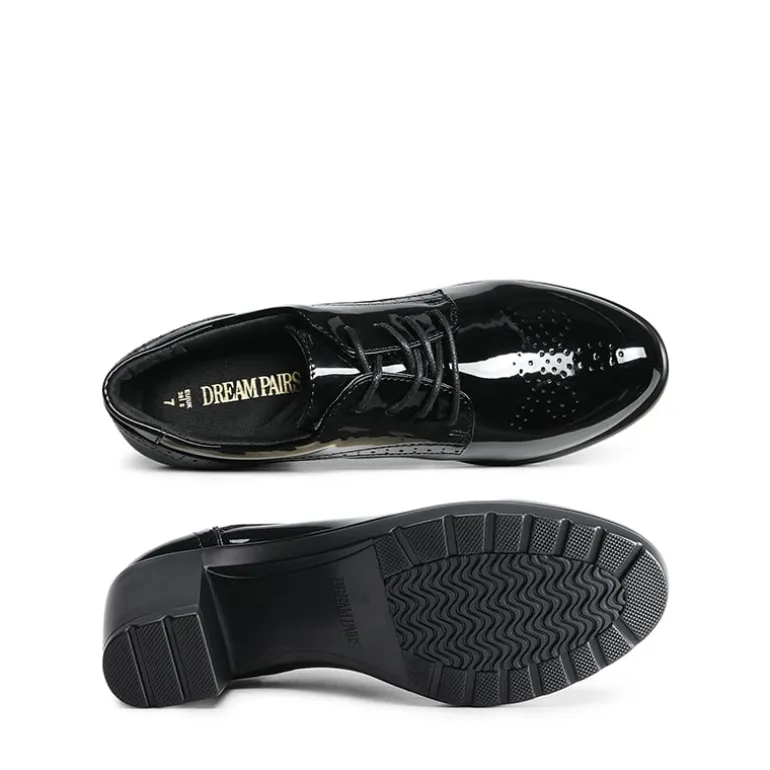Arch Support Chunky Heel Oxfords