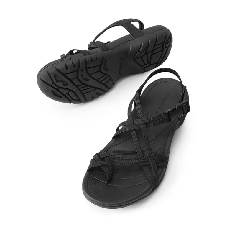 Arch Support Elastic Strap Athletic Sandals